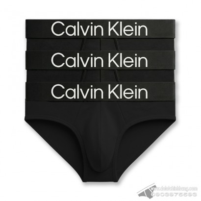 Quần lót nam CK NP2606O Microfiber Stretch Hip Brief 3-pack Black